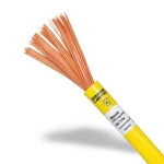 سلك نحاس شعر 150 sq mm 450/750V، قطر الموصل 19mm، عزل PVC، أصفر | مجموعة كابلات الرياض