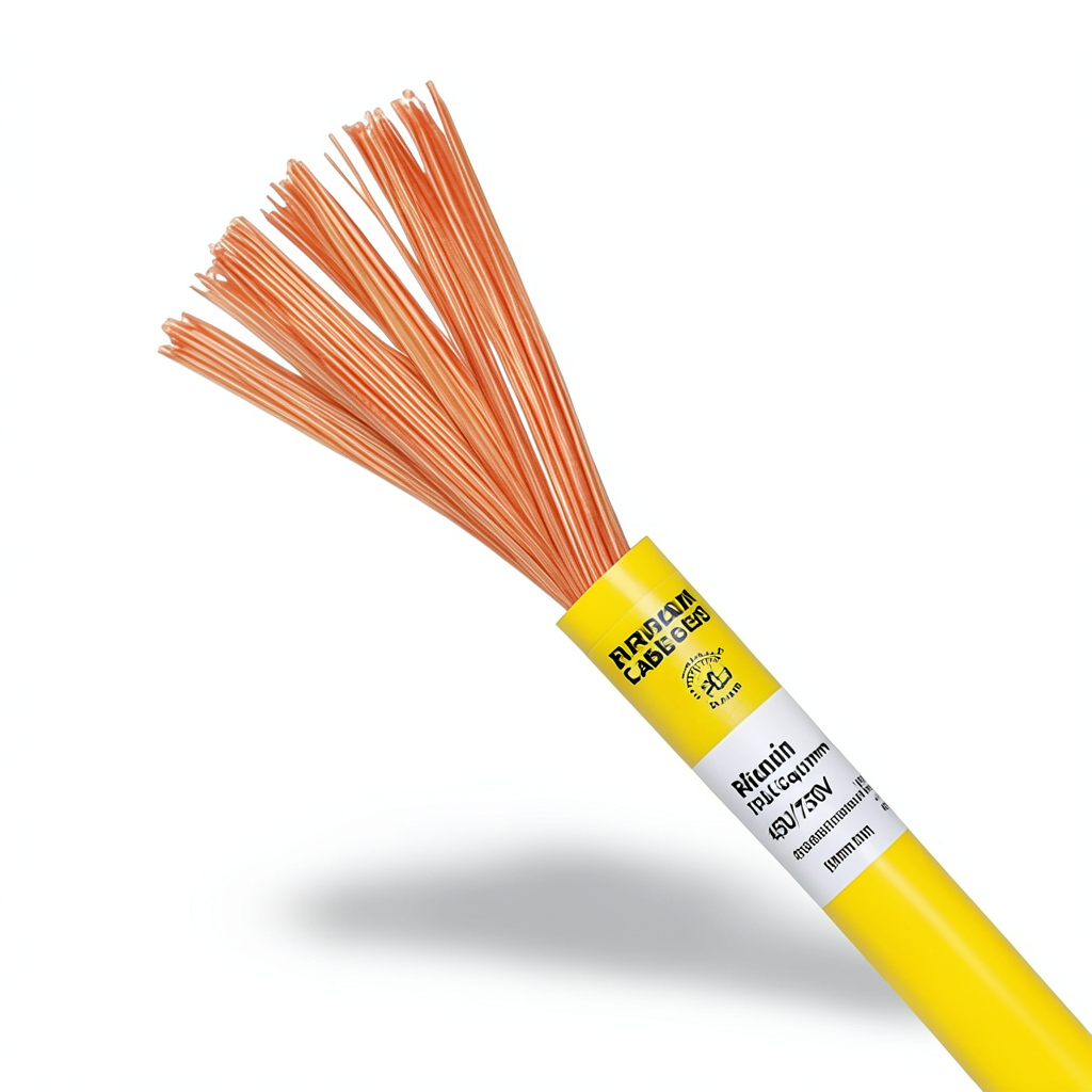 Flexible Copper Wire 150 sq mm 450/750V, 19mm Diameter, PVC Insulation, Yellow | Riyadh Cables Group