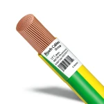 سلك تأريض نحاس شعر 1.5mm2 450/750 فولت عزل PVC أخضر/أصفر | مجموعة كابلات الرياض