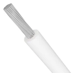 لفة سلك كهرباء نحاس مجدول 4 AWG مطلي بالقصدير، معزول PVC 105°C، ابيض، 600 فولت، 500 قدم | شركة كابلات الشرقية للصناعة