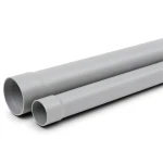 أنابيب بلاستيك UPVC كلاس 5 ضغط PN 16 بار مقاس 25 مم سمك 2.3 مم لون رمادي