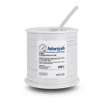 لفة سلك نحاس مجدول 4/0 AWG مطلي بالقصدير، عزل PVC 105°C، أبيض، 600 فولت، طول 500 قدم | شركة كابلات الشرقية للصناعة