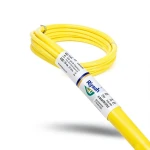 سلك نحاس شعر 150 sq mm 450/750V، قطر الموصل 19mm، عزل PVC، أصفر | مجموعة كابلات الرياض