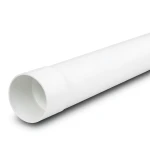 مواسير UPVC كلاس 3 مقاس 63 ملم سماكة 2.3 ملم لون أبيض