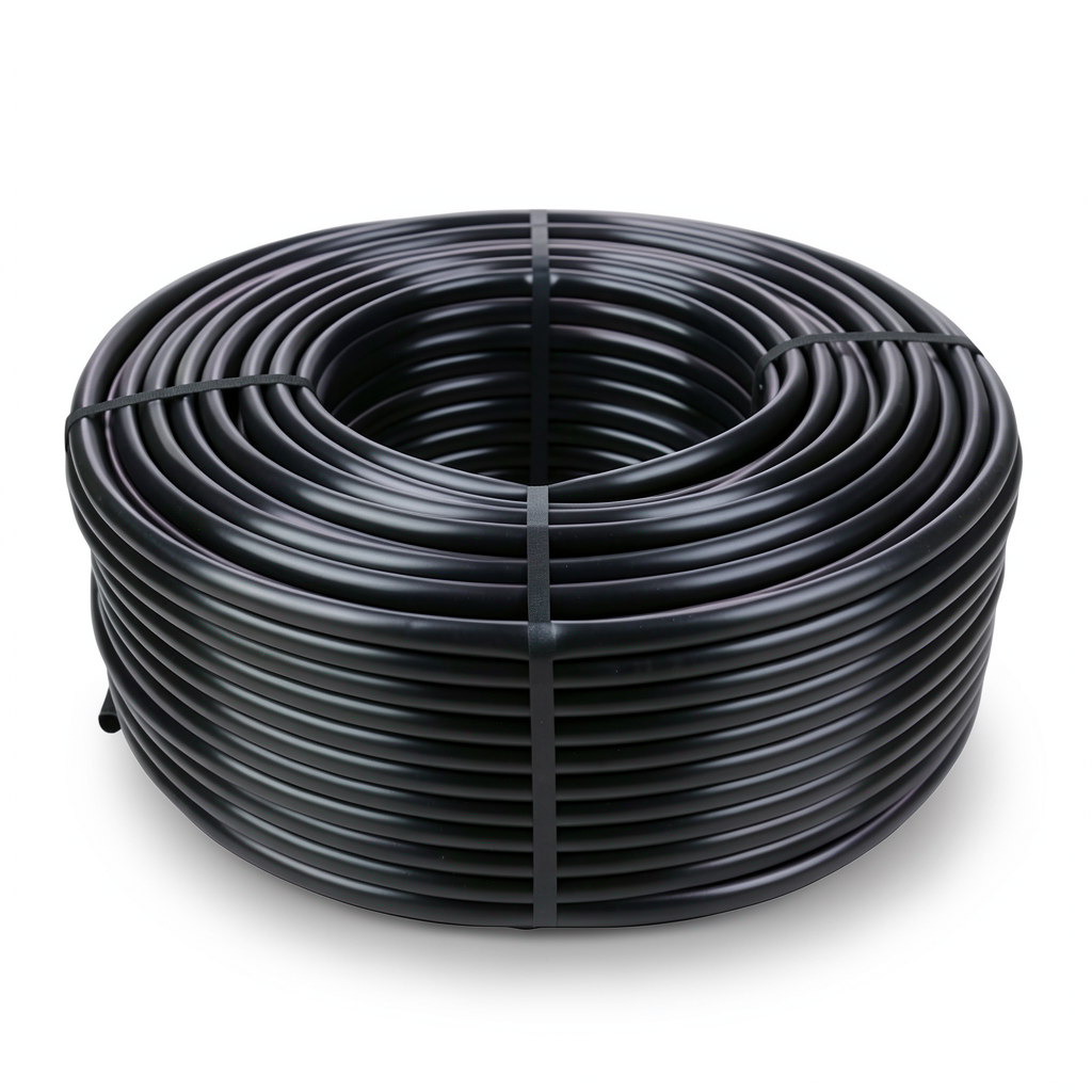 HDPE Coil Pipe Pressure 12.5 Bar PE 100, Outside Diameter 125 mm SDR 33, Black