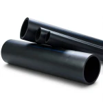 HDPE Pipe Nominal Pressure 6.3 Bar PE 100 Thickness 45.9 mm Black