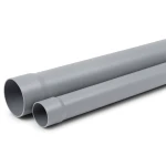 أنابيب بلاستيك UPVC كلاس 5 ضغط PN 16 بار مقاس 25 مم سمك 2.3 مم لون رمادي