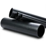 مواسير HDPE ضغط 6.3 بار PE 100 قطر خارجي 710 مم سماكة 27.2 مم لون اسود