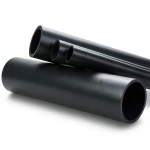 أنابيب HDPE ضغط عمل 12.5 بار PE 100، قطر 180 ملم SDR 33 لون أسود