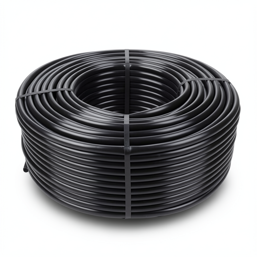 لفة أنابيب بلاستيك HDPE ضغط 6.3 بار PE 100 قطر خارجي 110 مم SDR 26 أسود