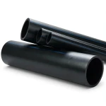 HDPE Plastic Pipe PN 12.5 Bar PE 100 Outer Diameter 200 mm Thickness 14.7 mm Black