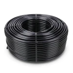 لفة أنابيب HDPE ضغط اسمي 6.3 بار PE 100، قطر خارجي 125 ملم SDR 26، سماكة 4.8 ملم، لون أسود