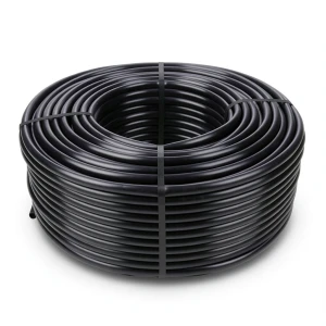 لفة أنابيب HDPE ضغط اسمي 6.3 بار PE 100، قطر خارجي 125 ملم SDR 26، سماكة 4.8 ملم، لون أسود