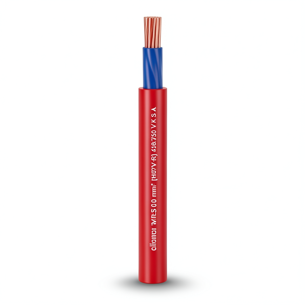 Alfanar Stranded Wire 10 sq mm 450/750 Volts Copper Conductor 1.43mm Diameter Heat Resistant PVC Insulation | Al Fanar