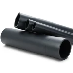 أنابيب HDPE ضغط 6.3 بار PE 100 قطر 140 مم سماكة 5.4 مم SDR 26 لون أسود