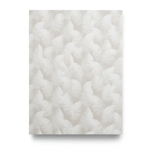 Leaf-patterned Wall Covering Length 1.005 cm Width 53 cm Beige Color