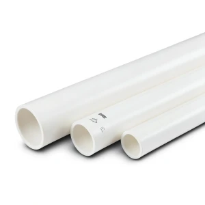 مواسير UPVC مقاس ½ 1 إنش ضغط 17.2 بار سمك 2.84 مم أبيض | بلاستيك الوطنية