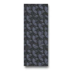 Dutch Geometric Wall Decoration 10m x 0.53m, Dark Grey