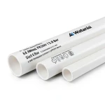 مواسير UPVC ضغط اسمي 13.8 بار مقاس 6 إنش سمك 8.03 مم لون أبيض | بلاستيك الوطنية