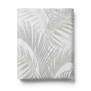 Leaf-patterned Wallpaper 10m x 0.53m Gray, Model 33311