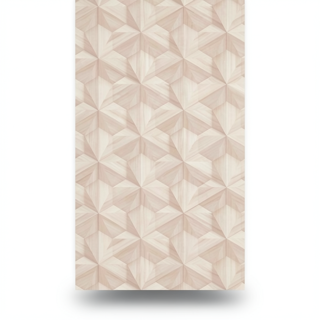 Dutch Geometric Wallpaper Size 10m x 0.53m, Beige Color, Model 218412