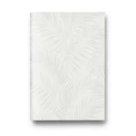 Wall Decoration Leaf-Patterned Design 10 m x 0.53 m Off White