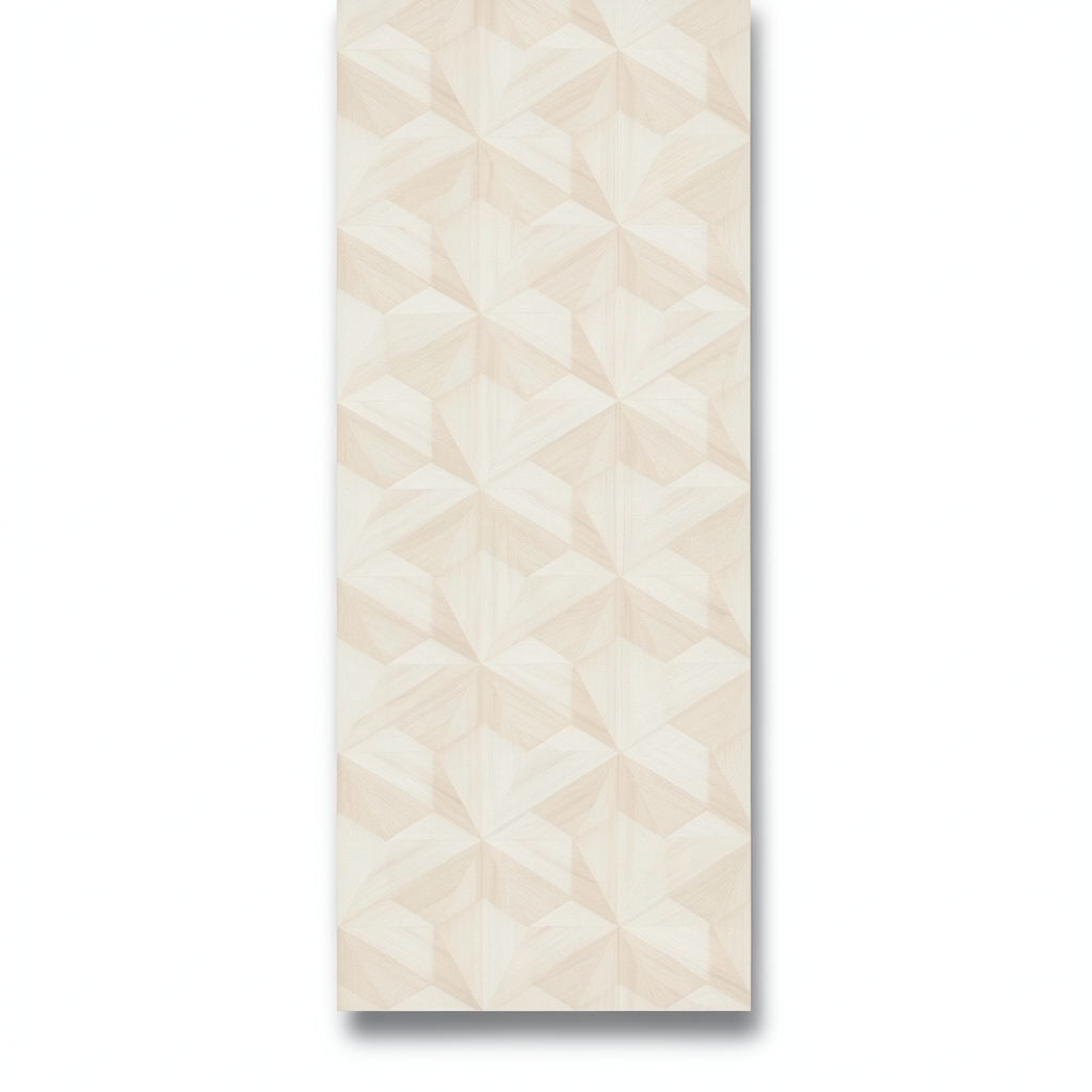 Dutch Geometric Wall Decoration 10m x 0.53m Beige Color, Model 218414