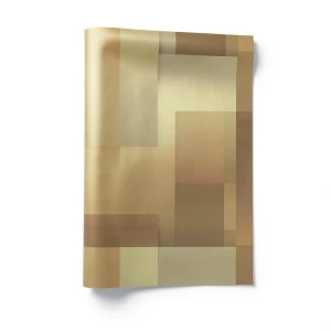 Dutch Modern Wallpaper 10m x 0.53m Golden Color, Model 218430