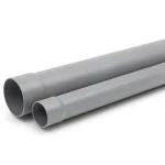 أنابيب UPVC كلاس 5 ضغط 16 بار مقاس 90 مم سمك 7.6 مم لون رمادي