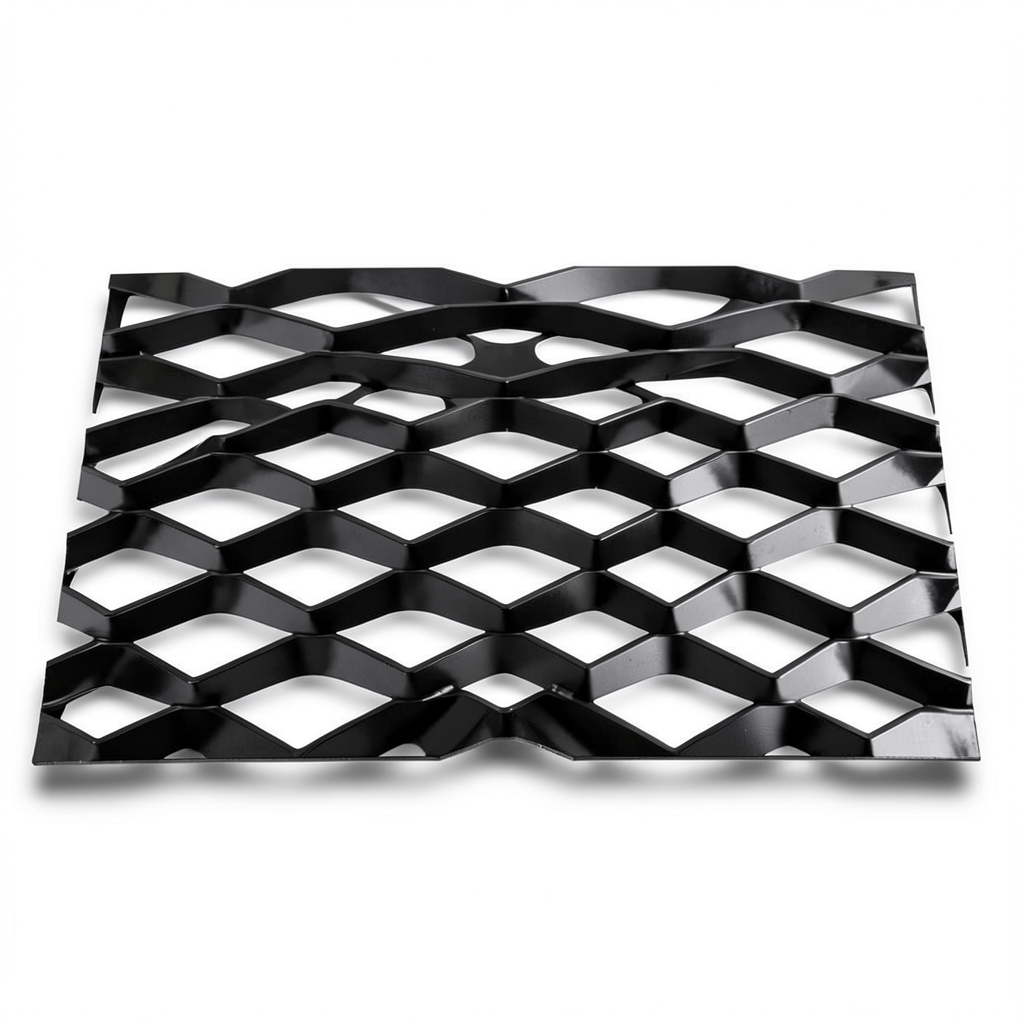 Hot Rolled Black Steel Expanded Metal Mesh Thickness 1.8 mm Width 1.22 m Length 7 m