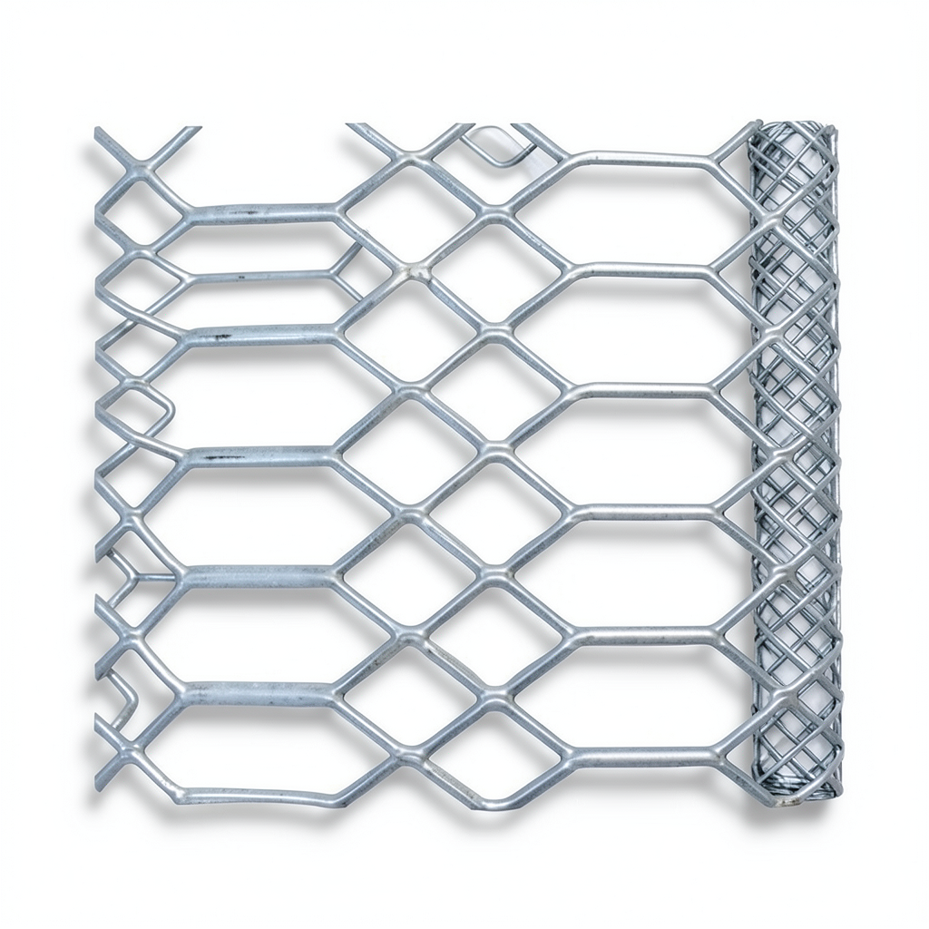 Hot Rolled Expanded Metal Wiremesh 4.8 mm Thickness, 1.22 M Width, 7 M Length, Jawhara Design