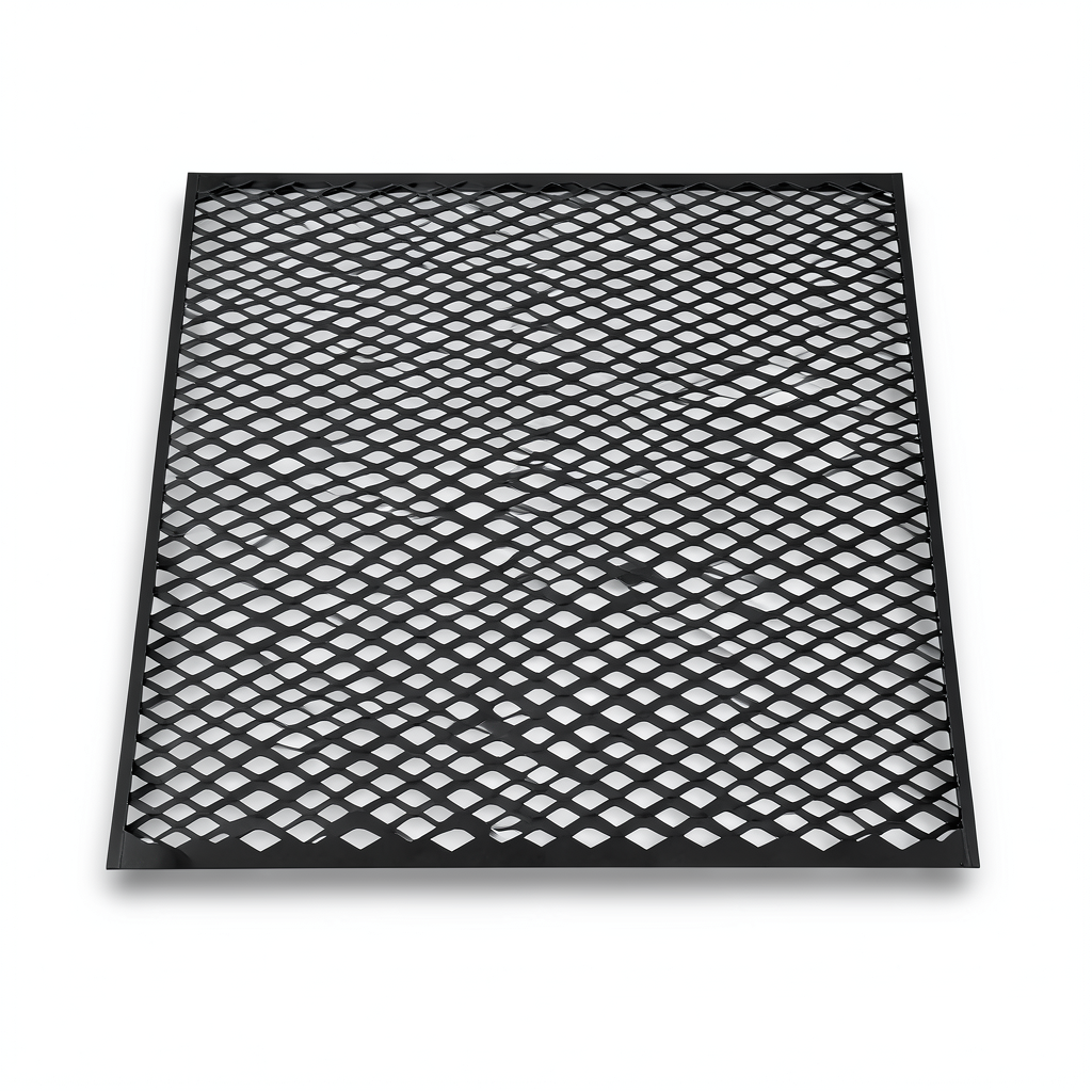 Hot Rolled Black Steel Expanded Metal Mesh 2 mm Thickness 1.22x2 m