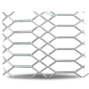 Hot Rolled Flattened Expanded Metal 4.8 mm Thickness, 1.22 M Width, 2 M Length, Jawhara Shape