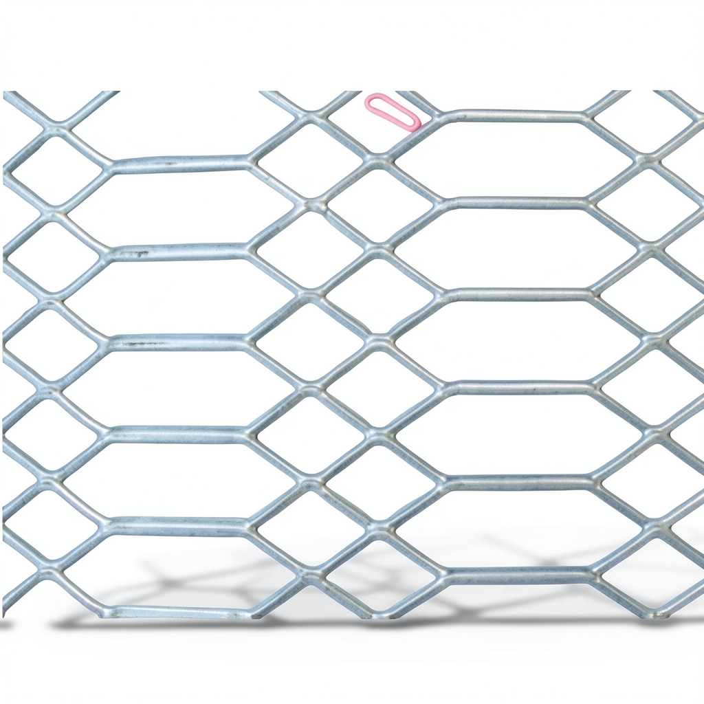 Hot Rolled Expanded Metal Wiremesh 4.8 mm Thickness, 1.22 M Width, 3 M Length, Jawhara Form