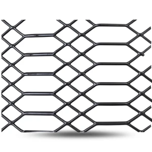 Hot Rolled Expanded Metal Jawhara Thickness 3.8 mm Size 2.44×1 m Black