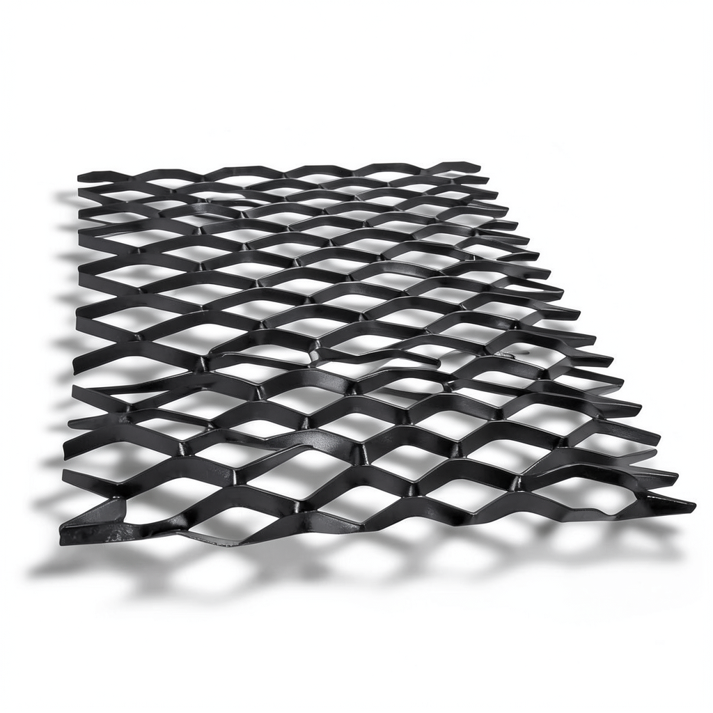 Hot Rolled Black Steel Expanded Metal Mesh Thickness 2.3 mm Width 1.22 m Length 3 m