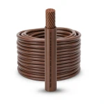 كابل نحاس THHN/THWN عزل PVC 105°C مقاس 8.37 مم² قطر 5.5 مم 600 فولت طول 300 قدم بني | شركة الفنار