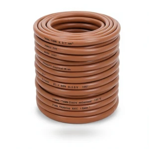 كابل نحاس THHN/THWN مقاس 8.37 مم² قطر 5.5 مم 600 فولت عزل PVC 105 درجة بني | شركة الفنار