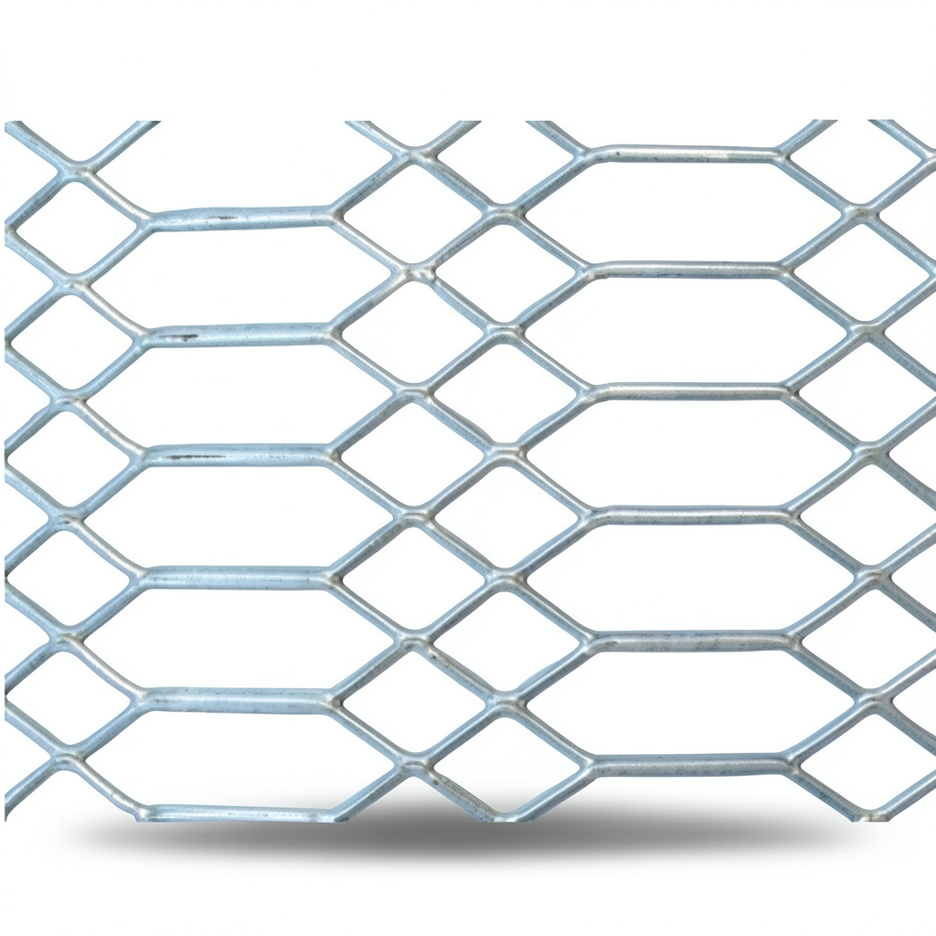 Hot Rolled Expanded Metal Wiremesh 3.8 mm Thickness, 1.22 M Width, 4 M Length