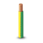 كابل نحاس THHN/THWN عزل PVC 105°C مقاس 8.37 مم² قطر 5.5 مم 600 فولت طول 300 قدم أصفر مع أخضر | شركة الفنار