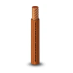 كابل نحاس THHN/THWN عزل PVC 105°C مقاس 8.37 مم² قطر 5.5 مم 600 فولت طول 250 قدم بني PVC 105 | شركة الفنار