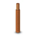 كابل نحاس THHN/THWN معزول PVC 105 درجة مئوية مقاس 13.3 مم² قطر 6.4 مم 600 فولت طول 500 قدم بني | شركة الفنار