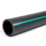 مواسير HDPE ضغط 15.9 بار PE 63 قطر 180 مم SDR 7.4 أسود