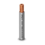 كابل نحاس THHN/THWN معزول PVC 105° قطر 2.9 مم 600 فولت طول 250 قدم رمادي | شركة الفنار