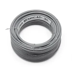 كابل نحاس THHN/THWN معزول PVC 105° قطر 2.9 مم 600 فولت طول 250 قدم رمادي | شركة الفنار