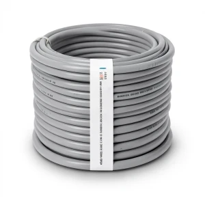 كابل نحاس THHN/THWN معزول PVC 105°C مقاس 3.31 مم² قطر 3.4 مم 600 فولت طول 500 قدم رمادي | شركة الفنار