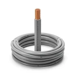 كابل نحاس THHN/THWN معزول PVC 105°C مقاس 3.31 مم² قطر 3.4 مم 600 فولت طول 250 قدم رمادي | شركة الفنار