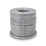 كابل نحاس THHN/THWN معزول PVC 105° 3.4 مم قطر 600 فولت 300 قدم رمادي | شركة الفنار