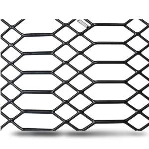 Hot Rolled Expanded Metal Jawhara Thickness 3.8 mm Size 2.44×1 m Black
