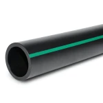 أنابيب بلاستيك HDPE ضغط 3.9 بار PE 63 قطر 315 مم SDR 21 أسود